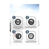 Aesco Krieger Contactplus, Yırtılmaya Karşı Dirençli Oto Lastik Kar Çorabı (M)