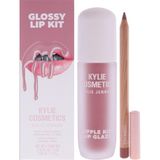 Aesco Kylie Cosmetics Esnek Öpücük Hassas Dudak Kiti - Kadınlar Için 808-2 Adet 2,8 G Esnek Öpücük Dudak Parlak, 0,5 Oz Hassas Pout Dudak Kalemi - 1
