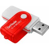 Aesco Kyrotech Pc Için USB Sd Kart Okuyucu, Micro Sd Karttan USB Adaptörüne, Kamera Için Ms Duo/micro Ms Kart Okuyucu Hafıza Kartı Okuyucu, Pc/dizüstü Bilgisayar Için Kart Okuyucu Kırmızı - Altın
