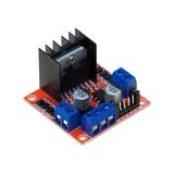 Aesco L298N Voltaj Regulatörlü Çift Motor Sürücü Kartı (Kırmızı Pcb)