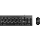 Aesco Lecoo CM101 USB Kablolu, Qwerty Türkçe Dizilim Klavye, 1200DPI Optik Kompakt Fare, Win/mac Uyumlu, Sıvı Dökülmesine Dayanıklı, Sağ ve Sol Elle Kullanıma Uygun, Türkçe Q Klavye & Mouse Set Siyah