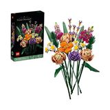 Aesco LEGO Botanicals Çiçek Buketi 10280 – Yetişkinler Için Gül, Aslanağzı ve Papatya Içeren Dekoratif Yapay Çiçek Modeli Yapım Seti, Kadınlar ve Erkekler Için Sevgililer Günü Hediyesi Fikri (756 Parça)
