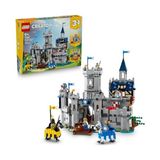 Aesco LEGO Creator 3'ü 1 Arada Orta Çağ Atlı Şövalye Kalesi 31168 – 9+ Yaş Çocuklar Için Minifigür Içeren ve Cirit Seti Veya Kasaba Olarak Inşa Edilebilen Yaratıcı Oyuncak Yapım Seti, Hediye Fikri (1371 P)