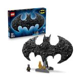 Aesco LEGO Dc Batman: Batman Logosu 76330 | 12 Yas ve Üzeri Çocuklar Için 2 Minifigür ile Aksesuarlar Içeren Sergileme Modeli Yapim Seti, Hediye Fikri (678 Parça)