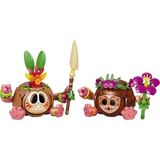 Aesco LEGO Disney Moana Kakamora 43293-9 Yaş ve Üzeri Çocuklar Için Mızrak, Çiçek ve Kakamora'nın Rengiyle Uyumlu Farklı Başlıklar Gibi Aksesuarlar Içeren Oyuncak Yapım Seti, Hediye Fikri (407 Parça)