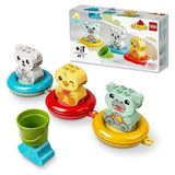 Aesco LEGO Duplo Ilk Banyo Zamanı Eğlencesi: Yüzen Hayvan Treni 10965 – 1.5 Yaş ve Üzeri Çocuklar Için Eğitici Hediye Fikri, Su Aygırı, Ördek ve Kutup Ayısı Içeren Yaratıcı Oyuncak Yapım Seti (14 Parça)
