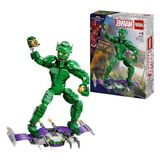 Aesco LEGO Marvel Green Goblin Yapım Figürü 76284 – 8 Yaş ve Üzeri Çocuklar Için Süper Kahraman Hediyesi Fikri, 2 Bal Kabağı Bombası Dahil Orijinal Aksesuarlar Içeren Yaratıcı Oyuncak Yapım Seti (471 Parça)
