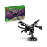 Aesco LEGO Minecraft Ender Ejderhası 21595 | 10 Yaş ve Üzeri Çocuklar Için Oyun Içi Eşya Içeren Duruşu Ayarlanabilir Oyuncak Yapım Seti, Hediye Fikri (710 Parça)