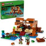 Aesco LEGO Minecraft Kurbağa Evi 21256-8 Yaş ve Üzeri Macera Oyunları Seven Çocuklar Için Yaratıcı Oyuncak Yapım Seti, Doğum Günü Hediyesi Fikri (400 Parça)