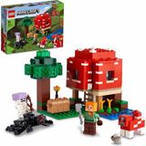 Aesco Lego® Minecraft® Mantar Evi 21179 – Macera Oyunlarını Seven Çocuklar Için Oyuncak Ev Içeren Yaratıcı Oyuncak Yapım Seti (272 Parça)