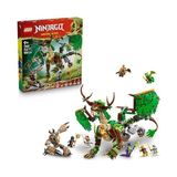 Aesco LEGO Nınjago Yaşam Ejderhası 71859 | 9 Yaş ve Üzeri Çocuklar Için Zane ve Toprak Canavarları Minifigürleri Içeren Oyuncak Yapım Seti, Hediye Fikri (1050 Parça)
