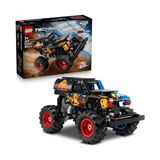 Aesco LEGO Technic Monster Jam Grave Digger Ateş ve Buz 42219 | 7 Yaş ve Üzeri Çocuklar Için Gerçekçi Detaylar Içeren Çek Bırak Kamyon Oyuncak Yapım Seti, Hediye Fikri (263 Parça)