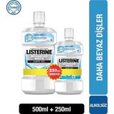 Aesco Listerine Advanced White Ağız Bakım Suyu, 500 + 250 ml - 01