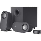 Aesco Logitech Z407 2.1 Bluetooth Hoparlör Sistemi, Subwoofer, Kompakt Tasarım, Kontrol Kadranı, 20 M Kablosuz Kullanım Mesafesi, 80 W, Siyah - Adaçayı Yeşili