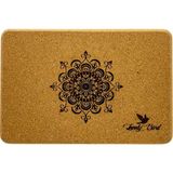 Aesco Lovelybird Yoga Bloğu, Mantar Malzeme, Mandala Desenli, Meditasyon ve Yoga Için - 1 - 0