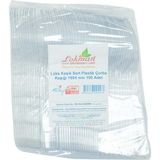 Aesco Lüks Kaşık Sert Plastik Çorba Kaşığı 1654 mm Şeffaf 100 Adet 1 Paket - 1 Adet