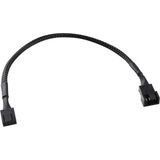 Aesco Lunatic 0449 Pwm 4 Pin Y Port Dişi Erkek Anakart 30 cm 24 Awg Bakır 3 mm Fan Uzatma Güç Kablosu.