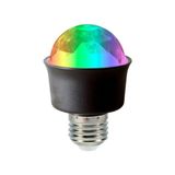 Aesco Lunatic 28253 AL-KX6882 360 Derece LED 3.3 Watt Mini E27 Duy Rgb Disko Lamba - Altın