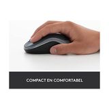 Aesco M185 Kablosuz Mouse, 1.000 Dpı Optik Sensör, Sağ ve Sol Elle Kullanıma Uygun, 10 M Kullanım Mesafesi, 12 Ay Pil Ömrü, Gri