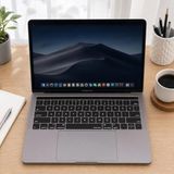 Aesco MacBook Pro Türkçe Q Klavye Koruyucu Us Ansı Düz Enter Uyumlu Silikon Keyboard Cover 13-15 Inç A1706 A1989 A2159 A1707 A1990 | Amerikan Ingilizce Klavyeyi Türkçe Q’ya Çeviren Siyah