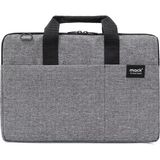 Aesco Mack Cityfit MCC-702 Laptop Çantası, Erkekler ve Kadınlar Için Profesyonel Bilgisayar Çantası, 13,3 Inç - 14.1 Inç Notebook Çantası, Evrak Çantası, Gri