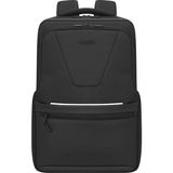 Aesco Mack Office Eco MCE-1213 Çevre Dostu 16 Inç Su Itici Laptop Sırt Çantası, USB Şarj Portlu Bilgisayar ve Notebook Çantası, Kadın Erkek Bilgisayar Iş Çantası, Üniversite Okul Çantası, Siyah