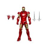 Aesco Marvel Efsaneler Serisi Iron Man Mark Iıı, Iron Man Film Koleksiyonluk 6-Inç Ölçekli Aksiyon Figürü Oyuncak - (DipCamo)Charcoal-White