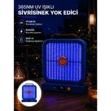 Aesco Masaüstü Şarjlı Elektrikli Sinek Öldürücü Uv Teknolojili Mavi Cihaz