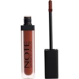 Aesco Mattemoist Lipgloss 416 Brown Yarı Mat Bitişli Likit Ruj, Kahverengi