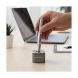 Aesco Mcstorey Premium Metal Kalem Standı, Alüminyum Masaüstü Kalem Tutucu, Ağır Tabanlı Tekli Kalemlik Organizer, Dolma Kalem, Roller Kalem ve Stylus Kalem Uyumlu, Ofis Masa Aksesuarı Gri - 41 Delft Blue