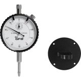 Aesco Mekanik Analog Ibreli Kulaklı Komparatör Saati 0.1 Mm-10 mm Mekanik Kadranlı Çevrimli Ölçüm Ayaksız - 0- Koyu Mavi