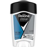 Aesco Men Clinical Protection Erkek Stick Deodorant Clean Scent 3x Güçlü Koruma 45 ml