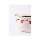 Aesco Merry Yılbaşı Özel Emaye Karıştırma Kabı- 24CM 4 Litre