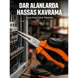 Aesco Mey Ithalat® Dar Alanlarda Hassas Çalışma Için Dövme Çelik Kargaburun