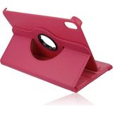 Aesco Mey Ithalat® iPad Mini 6 Kılıf 360 Tablet Deri Kılıf - Pembe
