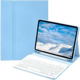 Aesco Mey Ithalat® iPad Pro 11 (2022) Kılıf KC01 Smart Klavyeli Tablet Kılıfı - Açık Mavi
