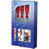 Aesco Mey Ithalat® Izeltaş 4120 Yıldız Tornavida Seti 6 Parça Kraft