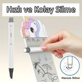 Aesco Mey Ithalat® Silikon Figürlü Manyetik Mini Yazı Tahtası 5,5" - 14 cm