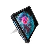 Aesco Microsoft Surface Pro Darbe Emici Tablet Kılıf Rugged Sert Koruyucu Kapak Uyumlu Pro 7 Pro 6 Pro 5 Pro 4 Hybrid Pc Tpu Çerçeve Kickstand Destekli Kalem Yuvalı Siyah