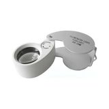 Aesco -Mini 40X25MM Takı Büyüteç, Cep Büyüteç, Teftiş, Elmas Pullar, Madeni Kontrol Lup MG21011 ( Lisinya )