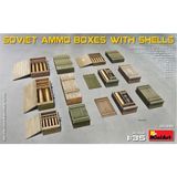 Aesco Miniart 35261 1:35 Sovyet Cephane Sandıkları ve Mermileri - 001 - Beyaz