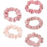 Aesco Miniso 5'li Kumaş Saç Lastiği Seti Pembe - 2016