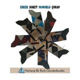 Aesco Mısırlı 60010 Erkek Pamuk Soket Çorap