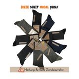 Aesco Mısırlı 61006 Erkek Modal Soket Çorap