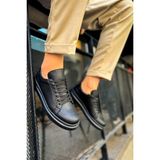 Aesco MN979 - Santoni Crt Spor Erkek Ayakkabı Sıyah - 41 - Siyah