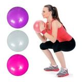 Aesco Mor Renkli 25 cm Pilates Topu, Egzersiz Için Uygun Tek Ebat
