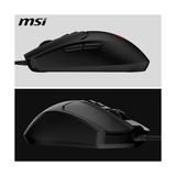 Aesco Msı Gg Forge GM100 Gamıng Mouse Max 6400 Dpı 108GR 1,5m Kablo Optık Sensor Mıcro Swıtch Rgb LED Oyuncu Faresı