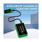 Aesco Multi Fonksiyonel Fiber Optik RJ45 Network Ethernet Ağ Kablo Test Cihazı