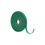 Aesco Naylon Bahçe Bitki Bağlama Bandı, Yeşil, Cırt Cırt, 1 cm x 10 Metre, Sera ve Bahçe Işleri Için
