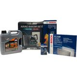 Aesco Netex Premium Bakım Seti Fiat Linea 1248CC Dizel 95PS Model Yılı (2012-2016) (Liqui Moly Top Tec 4200 5W30 Motor Yağı, Bosch S0346 Hava Filtresi, M2188 Kabin Filtresi, P7096 Yağ Filtresi) - Afrika Cevizi Rengi